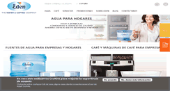 Desktop Screenshot of aguaeden.es
